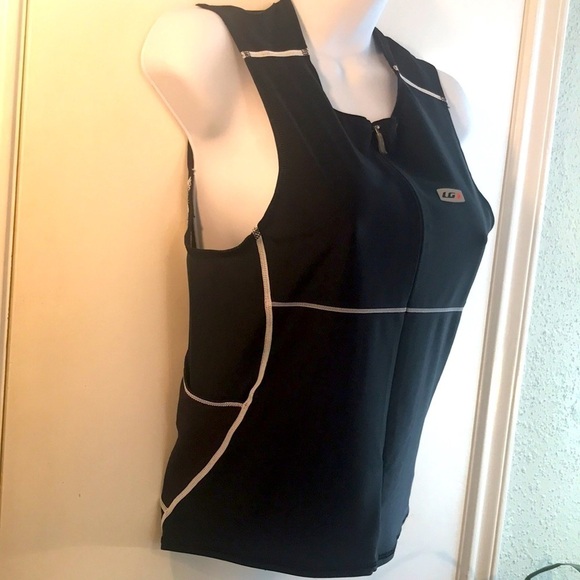 Louis Garneau Black Cyclist Tank Size Medium - Picture 2 of 10